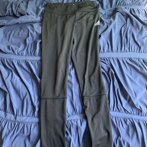 Adidas Mid-Rise Black Leggings